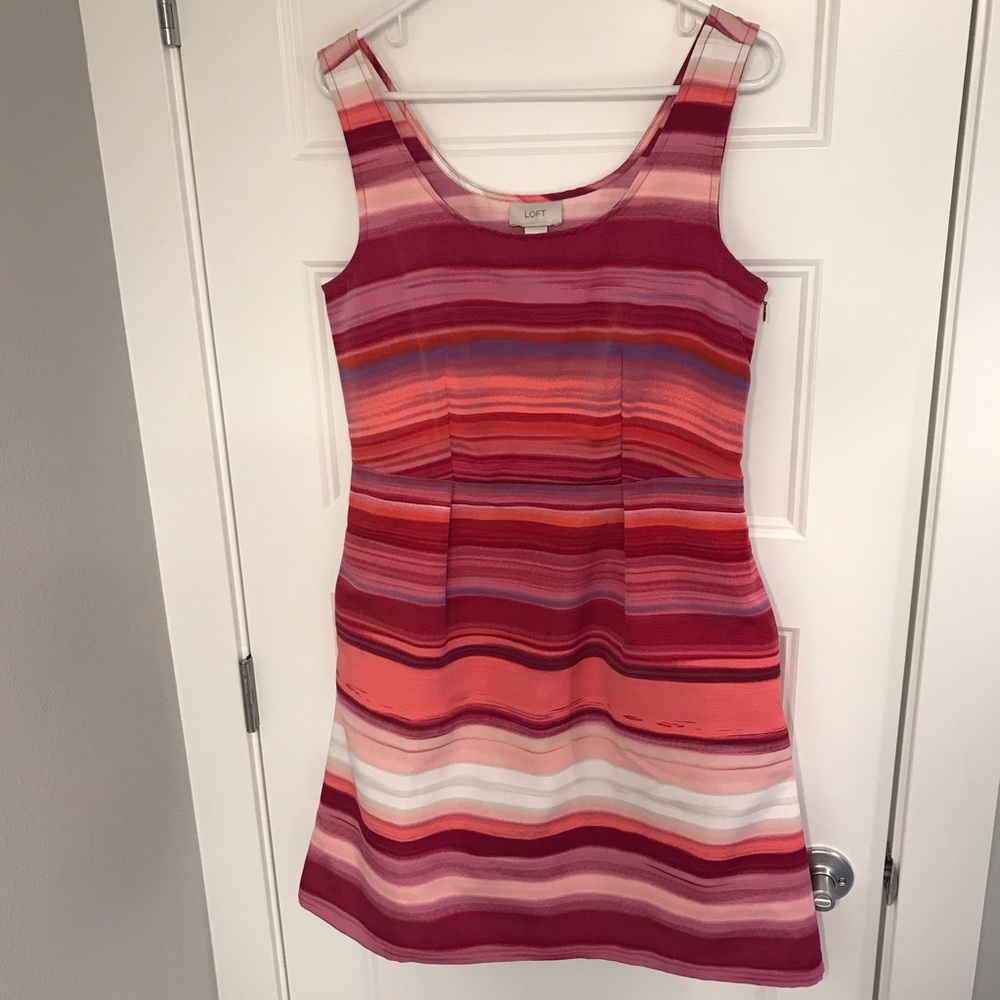 Stripped LOFT dress